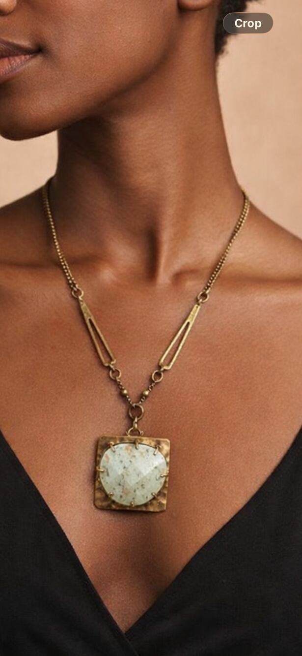 Lucky Brand Stone Necklace 32”